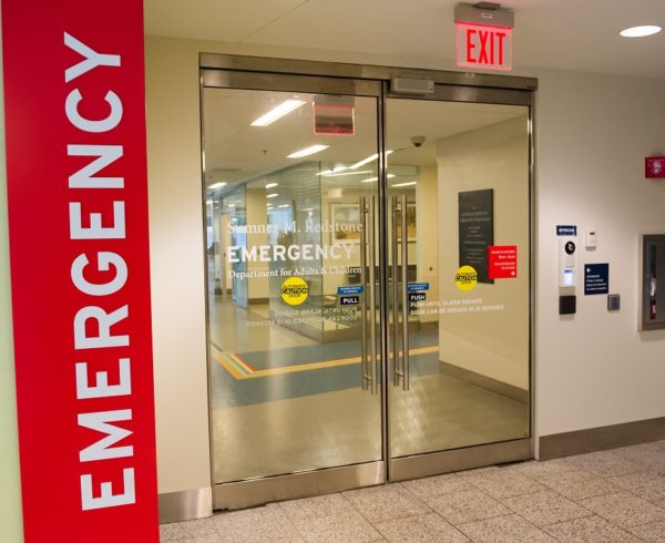 An image of the emergeny room at Massachusetts General Hospital